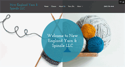 Desktop Screenshot of newenglandyarn.com